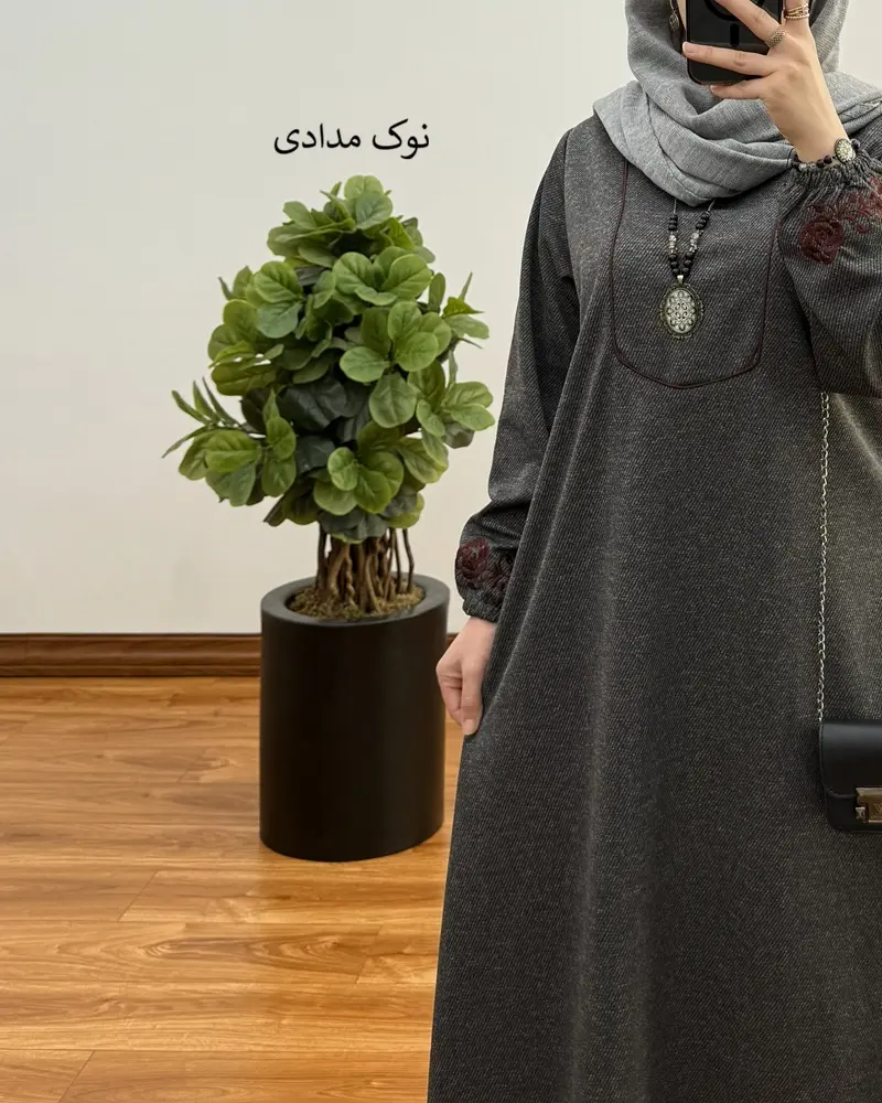 پیراهن مانتویی دلسا